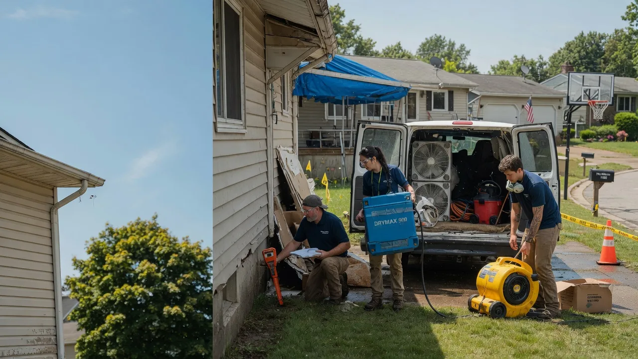 Ceiling Leak Cleanup in Libertyville, IA near me